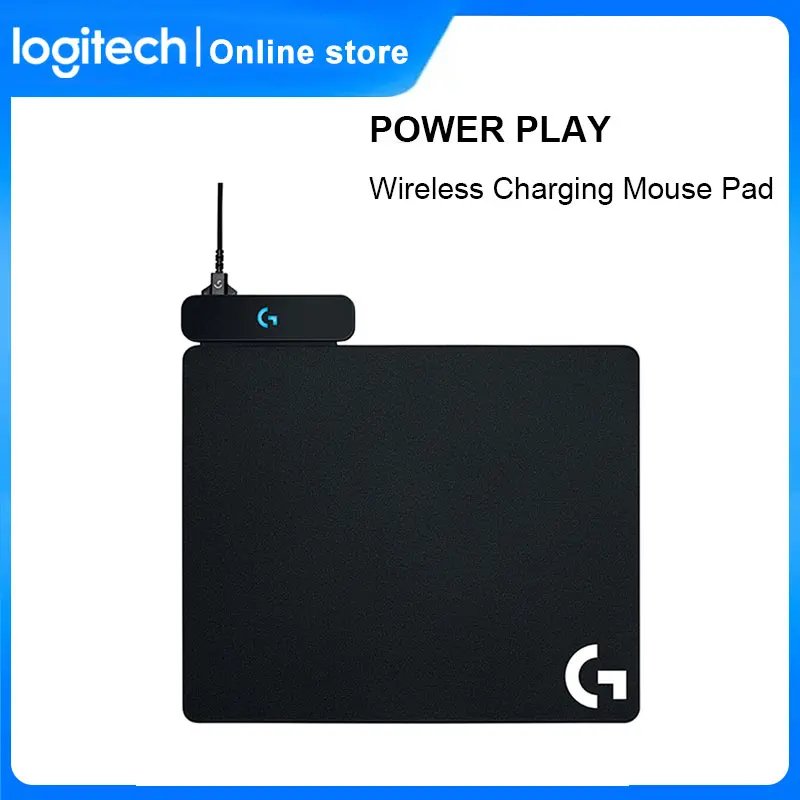 Logitech tiesības SPĒLĒT Bezvadu Lādēšanas Peles Paliktņa Atbalsta G502 G903 G703 Peli Uzlādes Lightspeed Uzlādes Grūti Gaming Mouse Pad