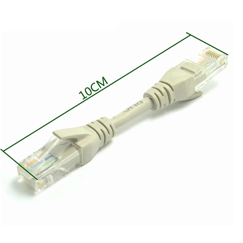 CAT5 CAT5e UTP Ethernet Netzwerk Kabel Stecker auf Ethernet-stecker RJ45 Plāksteris LAN Kurzen Erweiterte linie