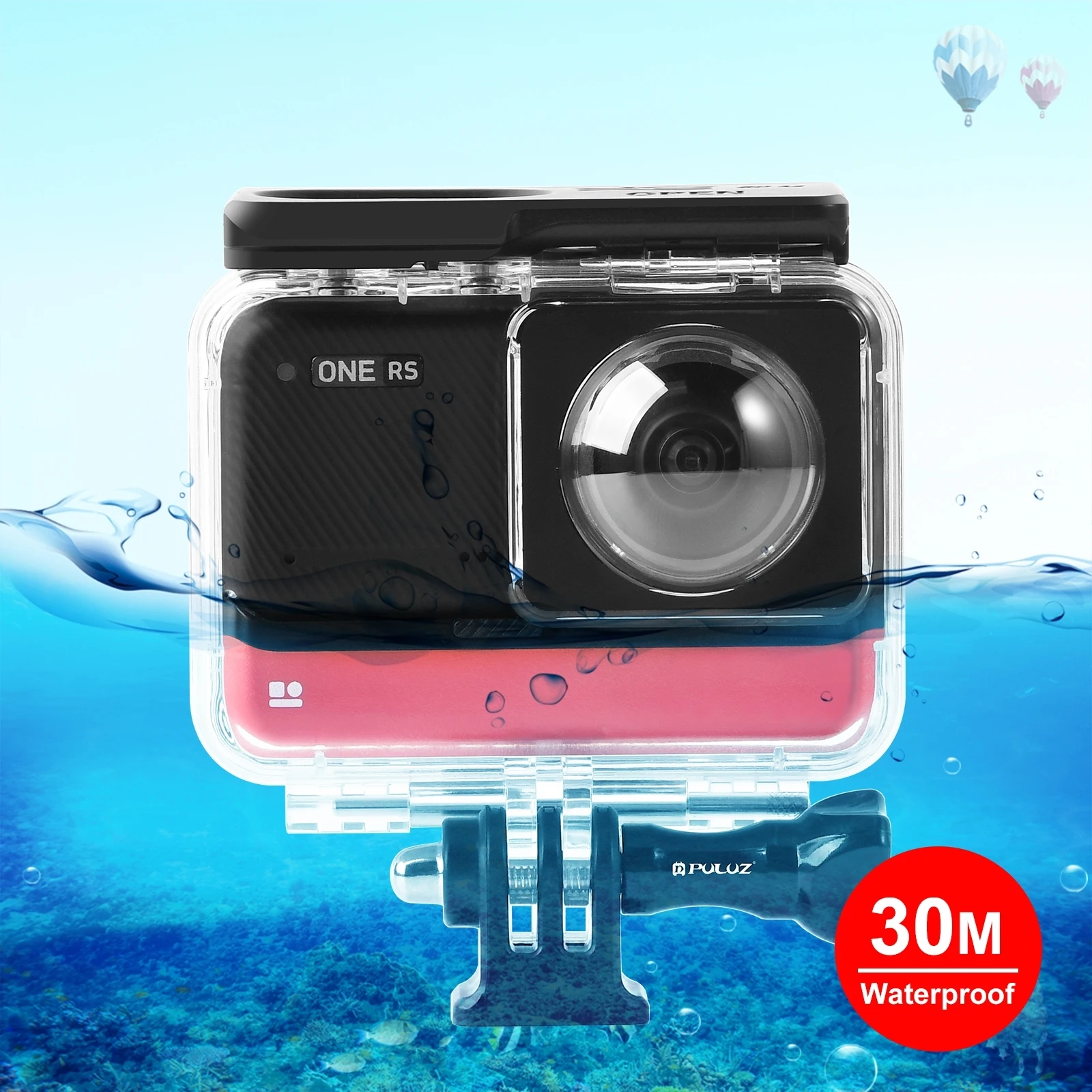 par Insta360 Viens RS 4K 60m zem ūdens Dziļums Daivings Gadījumā Kamera Ūdensizturīgs Gadījumā