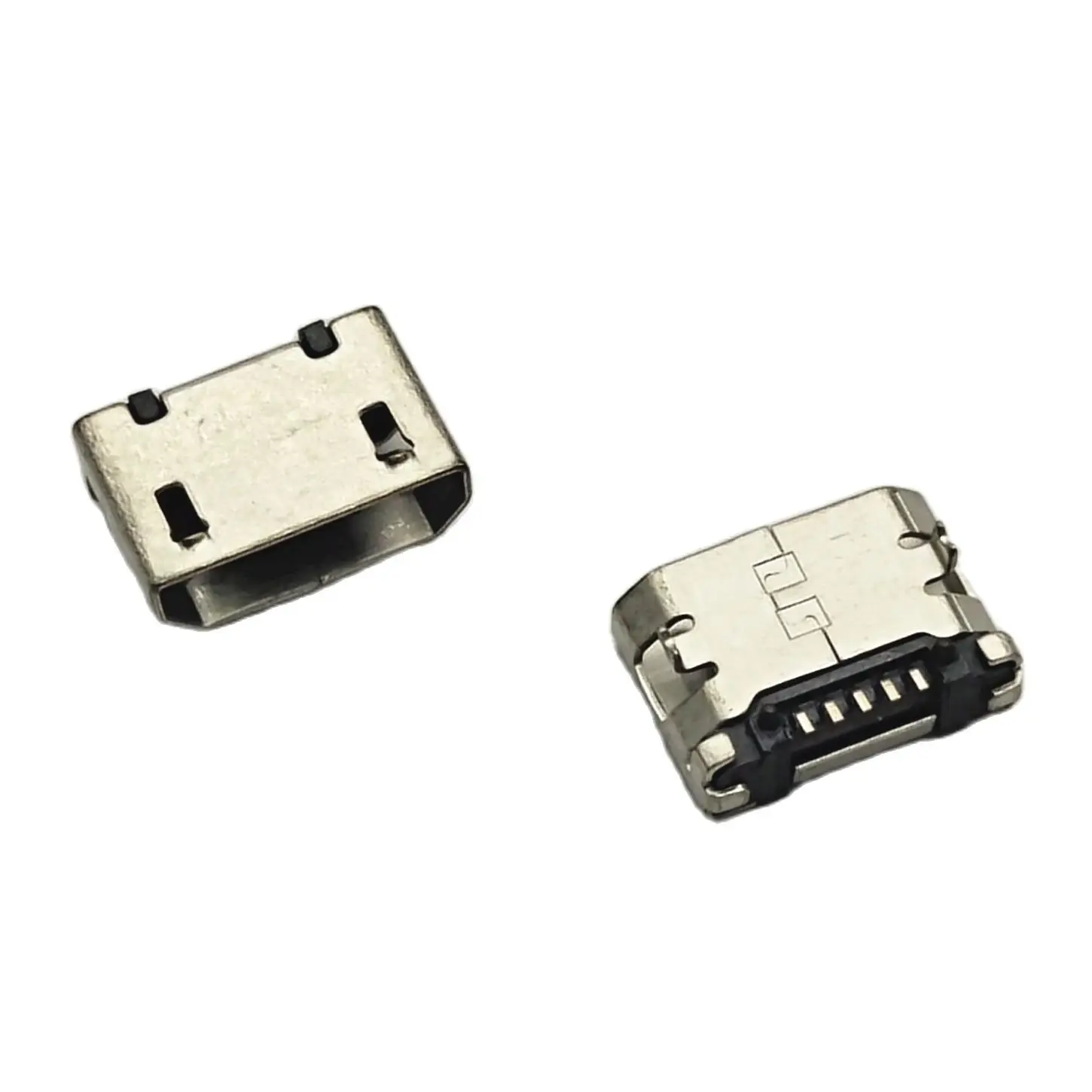 10pcs Micro USB savienotājs 5pin 6.4 mm Bez sānu Dzīvoklis Mutē īss pin DIP2 Datu ports Uzlādes port savienotājs Mobilo beigām pievienojiet
