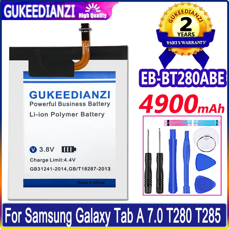 SAMSUNG Planšetdatora Akumulatoru EB-BT280ABE Samsung GALAXY Tab 7.0 T280 T285 SM-T280 Nomaiņa Akumulatora 4900mAh + bezmaksas rīki