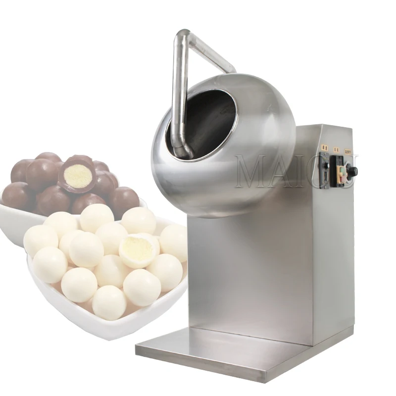 Candy Pulēšanas Mašīnas/ Šokolādes Coater Mašīna Zemesriekstu Cukura filmu Rieksti Pārklājums Mašīna
