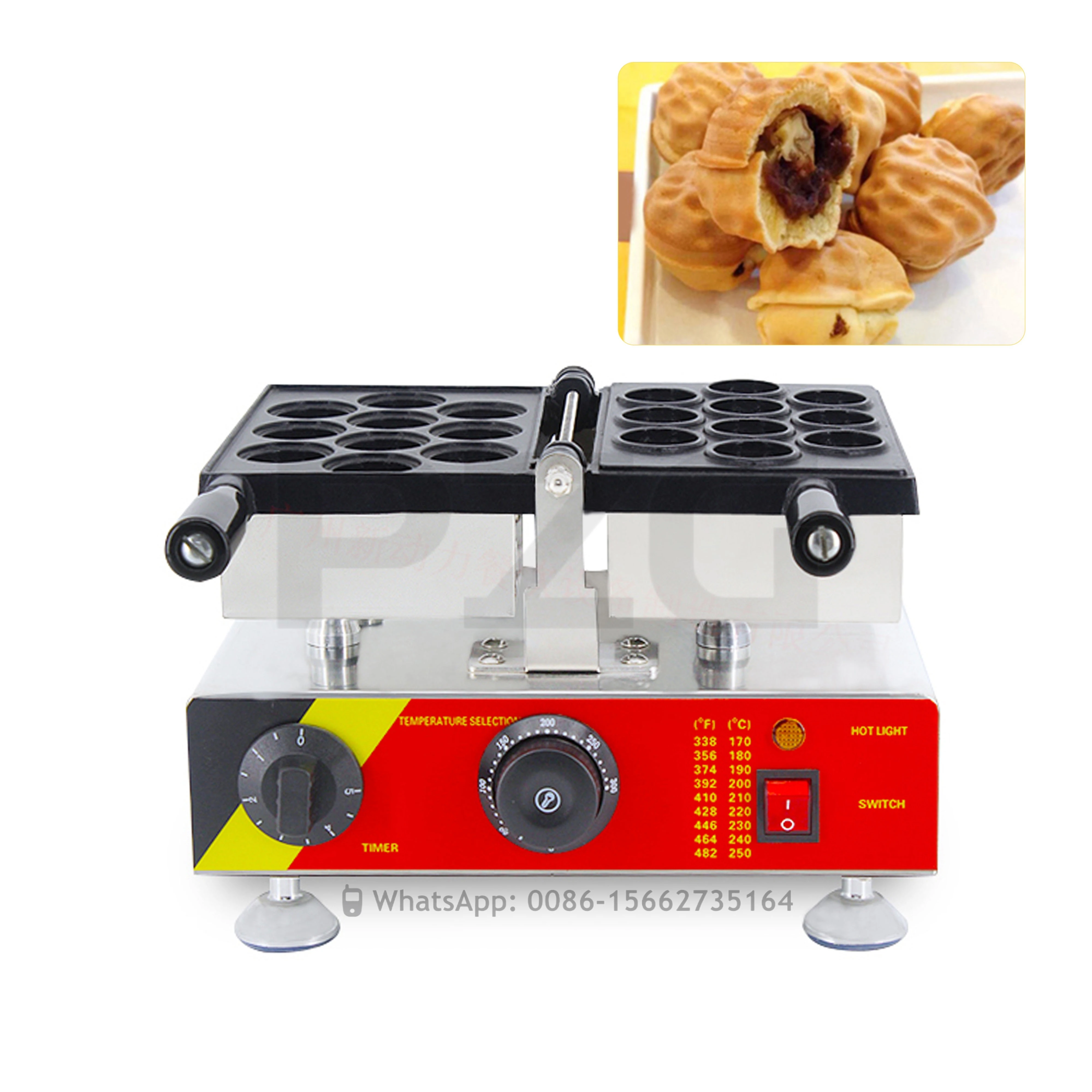 110V, 220V Valriekstu Formas Vafeļu Maker Mašīna, Elektriskā Valriekstu Kūka Making Machine Manju Vafeļu Maker, Lai Padarītu Riekstu Vafeļu