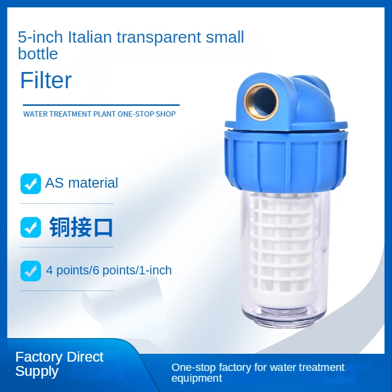 5 collu Eiropas itāļu Stilā Caurspīdīga Filtru Pudeli，Ūdens Filtrēšanas Pudeli,Reversās Osmozes Diy Ūdens Filtru Sistēma