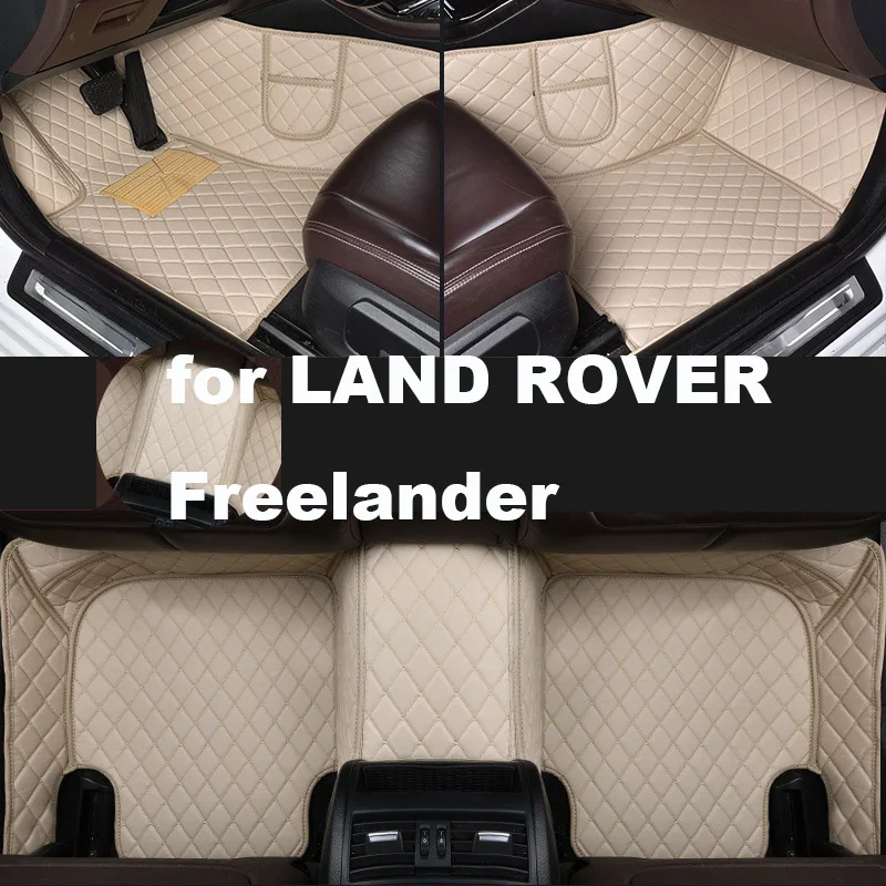 Autohome Automašīnas Grīdas Paklāji LAND ROVER Freelander 2004-2015 Gadu Modernizētas Versija Kāju Coche Aksesuāri, Paklāji