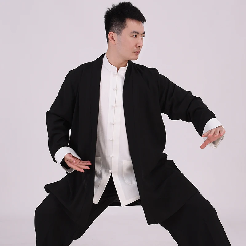 Tai Chi Drēbes Kung Fu Kleita Cīņas Mākslas Vienotu Ušu Apģērbs Unisex Sievietēm Un Vīriešiem Kun Master 2023 Konkurences Sniegumu