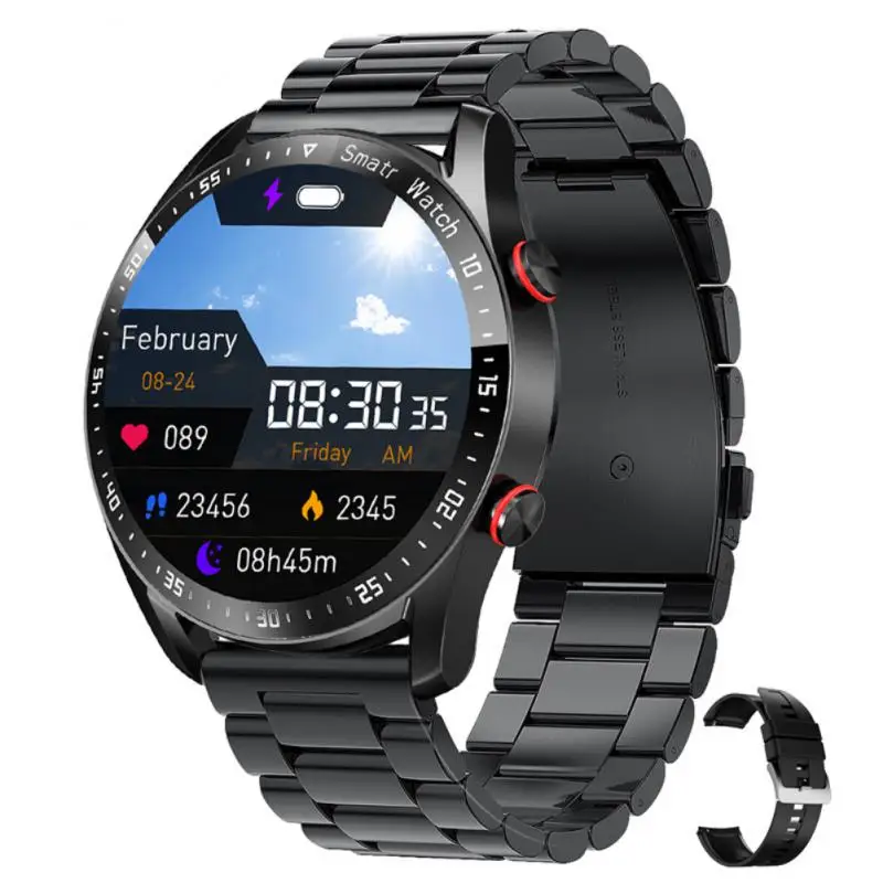Sirdsdarbības Ātrums, Asinsspiediens Monitora Ekg Un Ppg Full Touch Screen Smartwatch Biznesa Bluetooth Zvanu Hw20 Smart Skatīties