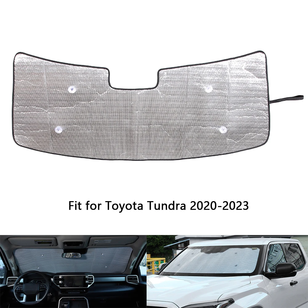 Priekšējo Vējstiklu, Saulessargs ar UV saulessarga Vāks Toyota Tundra 2022 2023