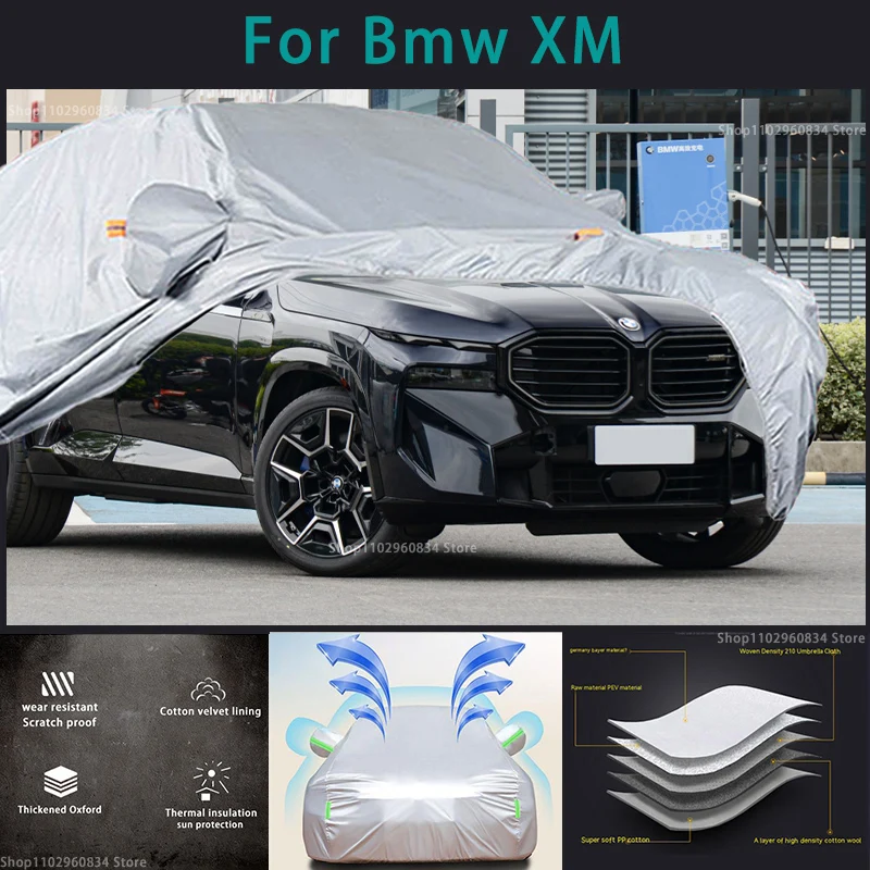 BMW XM 210T Full Auto Pārsegi, Āra Saules uv aizsardzību, Putekļi, Lietus, Sniega Aizsardzības Auto seguma