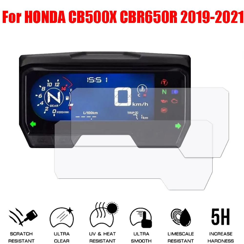 Honda CBR650R CB500X CB500 CB 500 X 500 X 2019-2021 Motociklu Klastera Nulles Aizsardzības Plēves Spidometrs Ekrāna Aizsargs