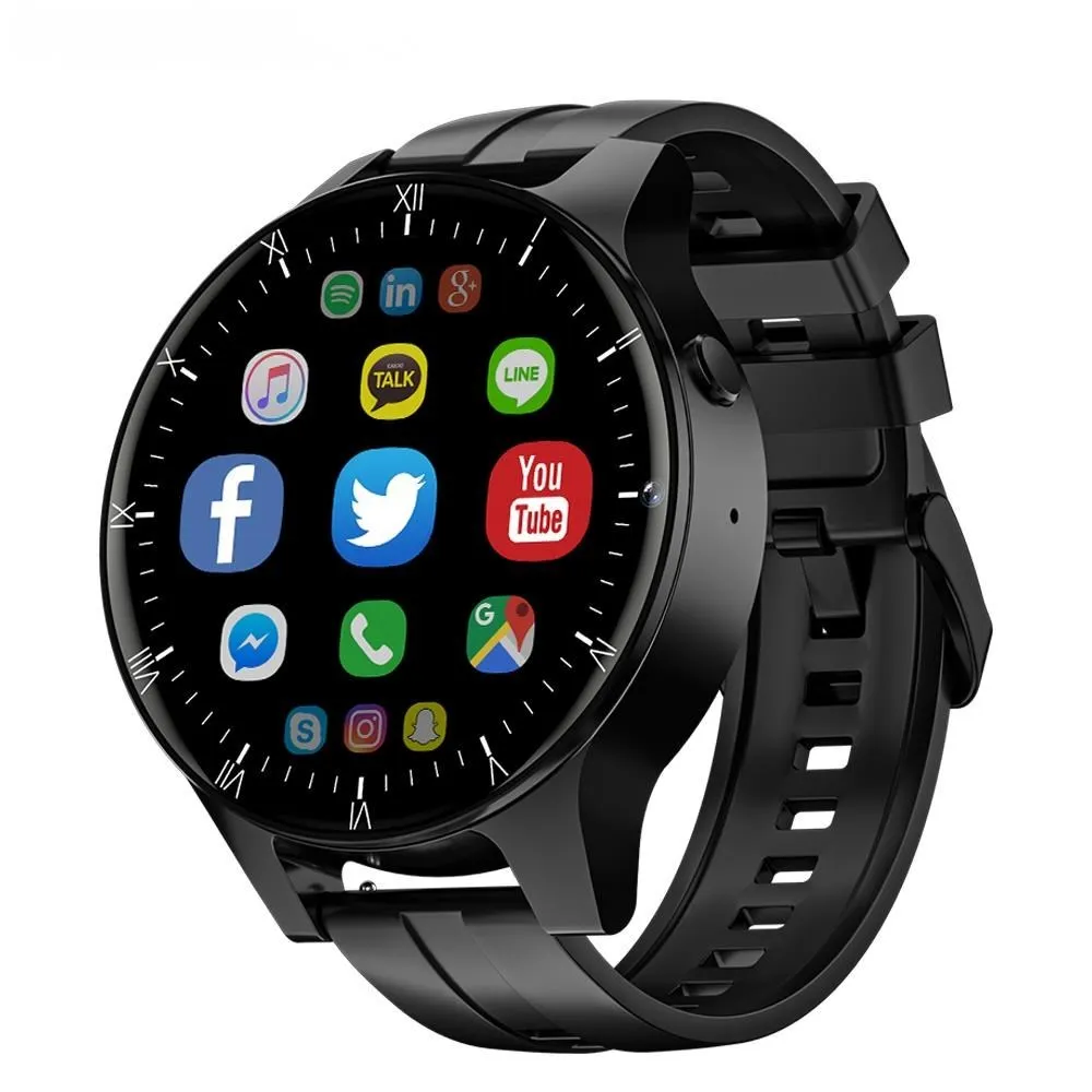 2023 Android IP68 Ūdensnecaurlaidīga 4G WIFI SmartWatch Fitnesa Tracker Sirds ritma Monitors 4+64GB Bluetooth Zvanu Smartwatch par xiaomi