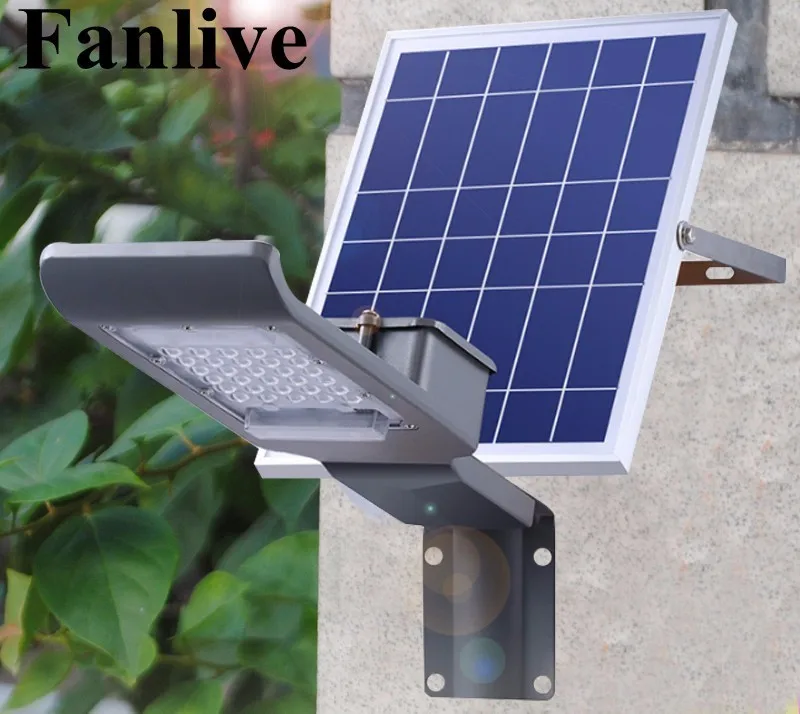 6pcs/daudz 20W 30W Solar Power LED Ielu Gaismas Saules Panelis +led Ielu Lampas Saules LED Dārza Ceļu Pard Gaismas Āra Apgaismojums