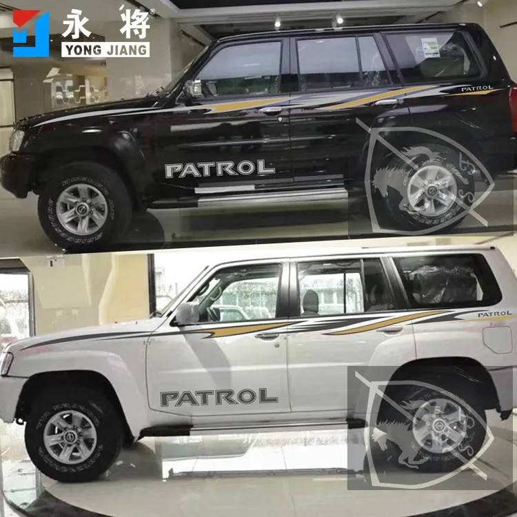 Auto uzlīmes PRIEKŠ Nissan Patrol Y61 4500 4800 Ķermeņa ārējo apdari, stilīgu pasūtījuma decal filmu