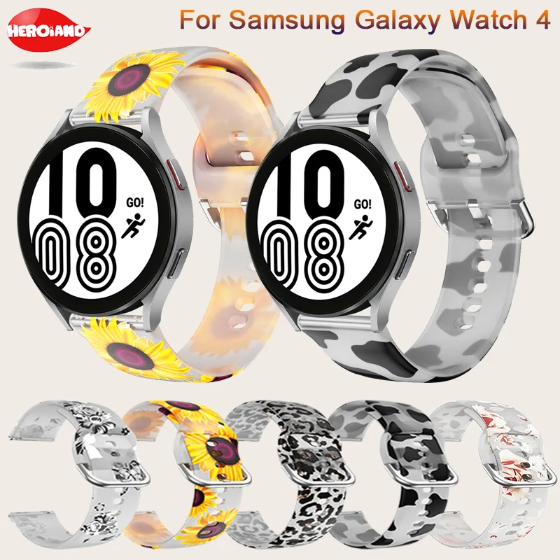 20mm skatīties Joslas Samsung Galaxy Noskatīties 4 classic 46mm 42mm smartwatch Silikona Sporta Aproce Galaxy Noskatīties 4 44mm 40mm Siksna