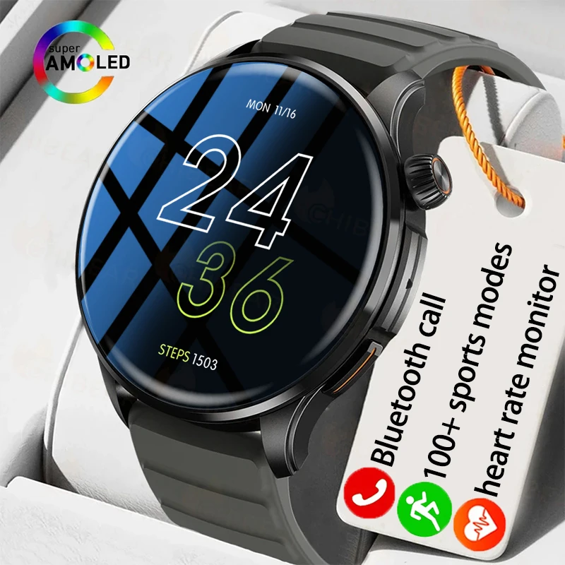 2023 Vīriešiem Bluetooth Zvanu Smart Skatīties 1.43 Collu HD Ekrāns 100+ Sporta Veidiem, Fitnesa Tracker Sieviešu Ūdensizturīgs smartwatch