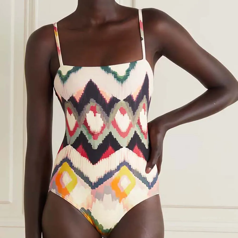 2023 Melnā Sieviete Stiept Peldkostīmu Augstas Starām. Peldbikses Trīsstūris Mikro Bikini Sexy Drukāt Ziedu Kaklasaites Krāsu, Mežģīnes Svītru