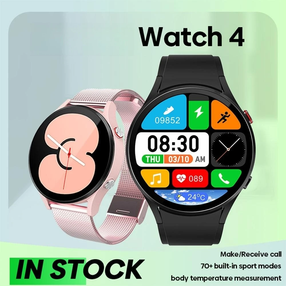 Samsung Galaxy Sieviete Smart Watch 4 skārienekrāna IP68 Ūdensnecaurlaidīga Bluetooth Zvanu zvana Vīriešu Smartwatch reló Par Huawei Xiaomi