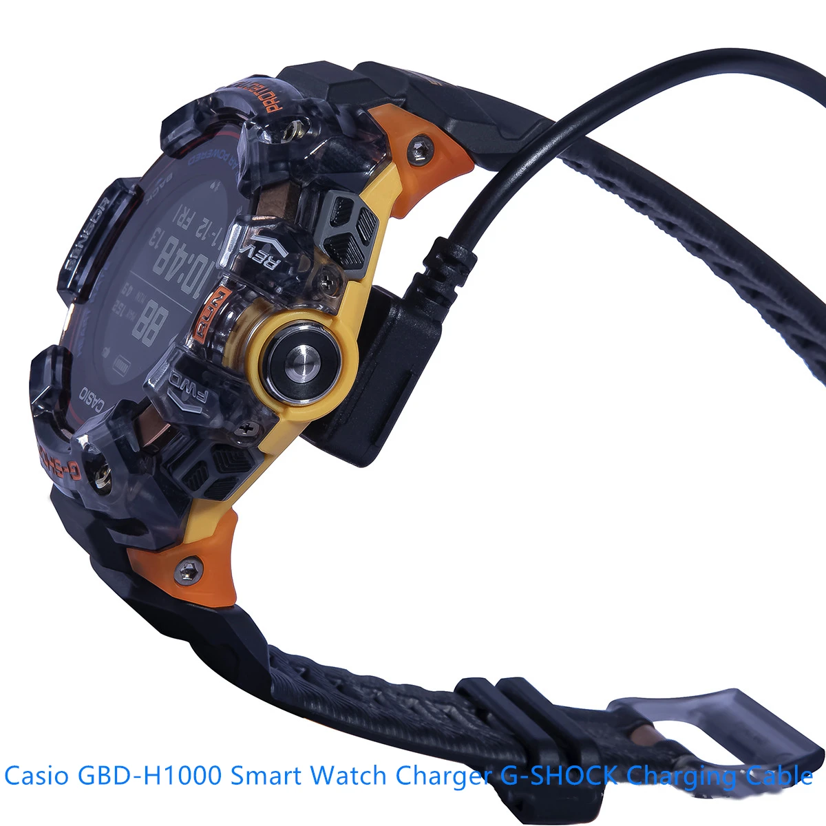 Par Casio GBD-H1000 Smart Skatīties Lādētāju G-SHOCK Uzlādes Kabelis, Melns Piederumu Nomaiņa
