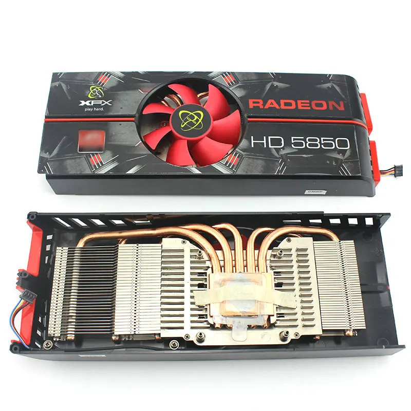 Oriģināls par XFX RADEON HD5850 videokartes dzesēšanas dzesēšanas ventilators