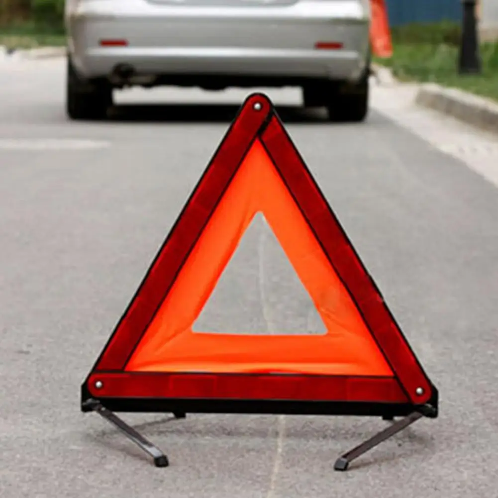 Trīsstūra Izturīgs Saliekamais par Stāvvietu Brīdinājuma Zīmi, ABS Avārijas Atstarotājs Automašīnas Brīdinājums par Stāvvietu