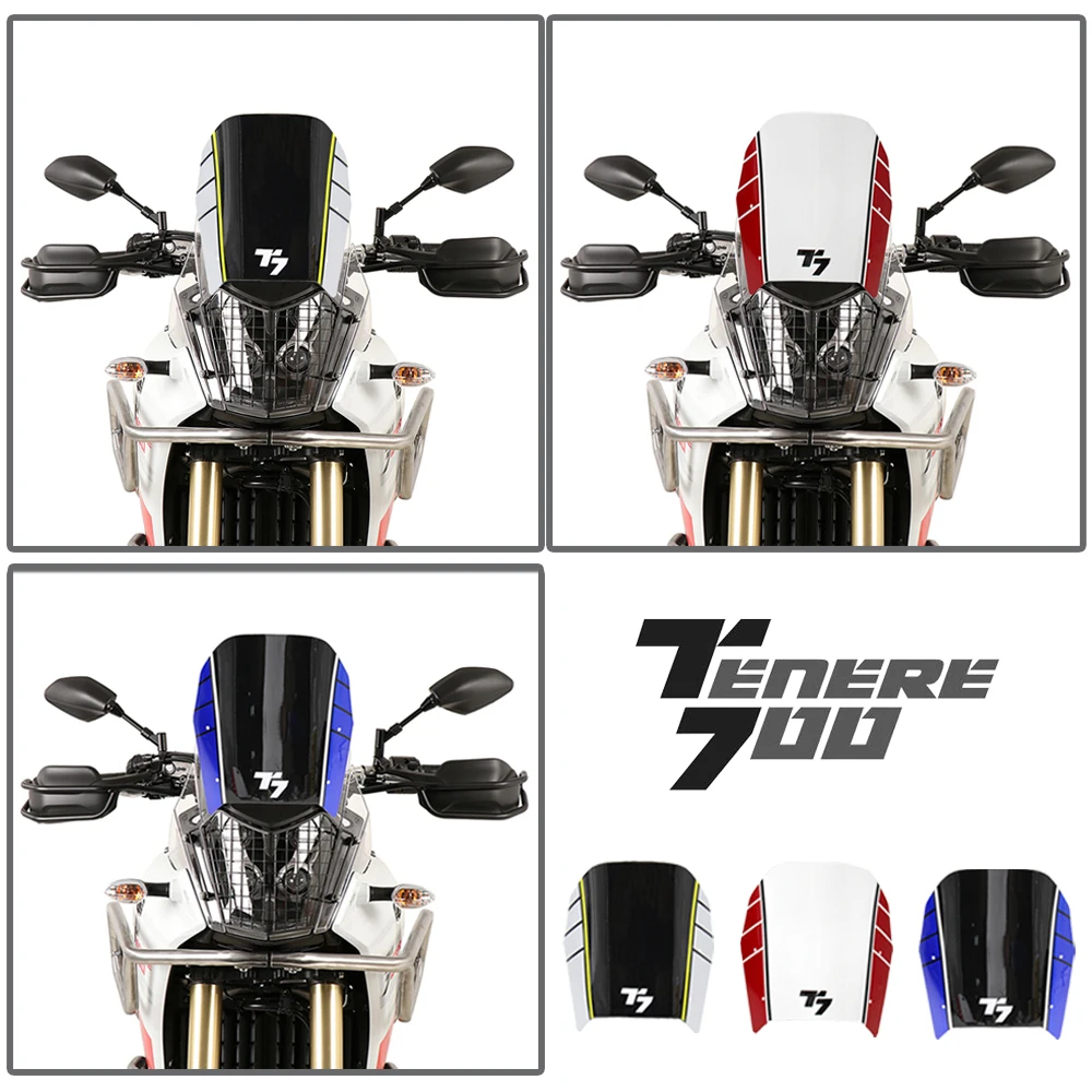 Jauns 3 Krāsas YAMAHA Tenere 700 T700 XTZ 700 2019 2020 2021 Motocikla Priekšējā Vējstikla Gaisa, Vēja Deflektors