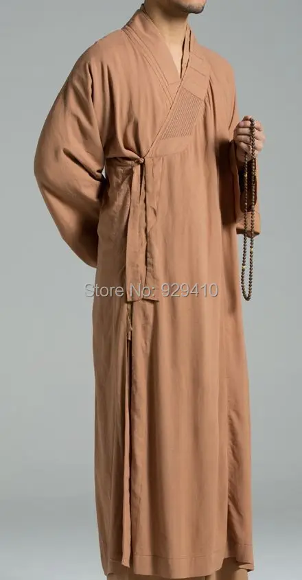 unisex Vasaras&Pavasara meditācija klostera Mūku tērpi zen formas tērpu budisms kung fu robeclothes cīņas mākslas clothinggown