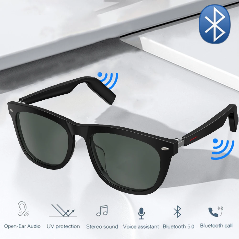 ZK50 Viedās Brilles Bezvadu Bluetooth 5.0 Saulesbrilles, Āra Sporta Smart brīvroku Zvanu, Mūzikas Austiņas Anti-Zilās Brilles