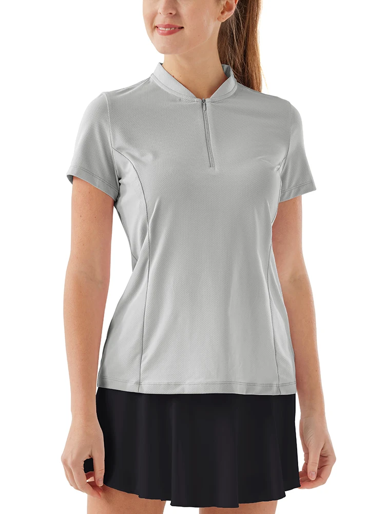 Sieviešu Golfa t Krekls bez Piedurknēm, Tenisa t-veida Topi 50+ UV Aizsardzību, Krekli Ātri Sausas Sports īsām piedurknēm sporta T-krekli, fitnesa apģērbi