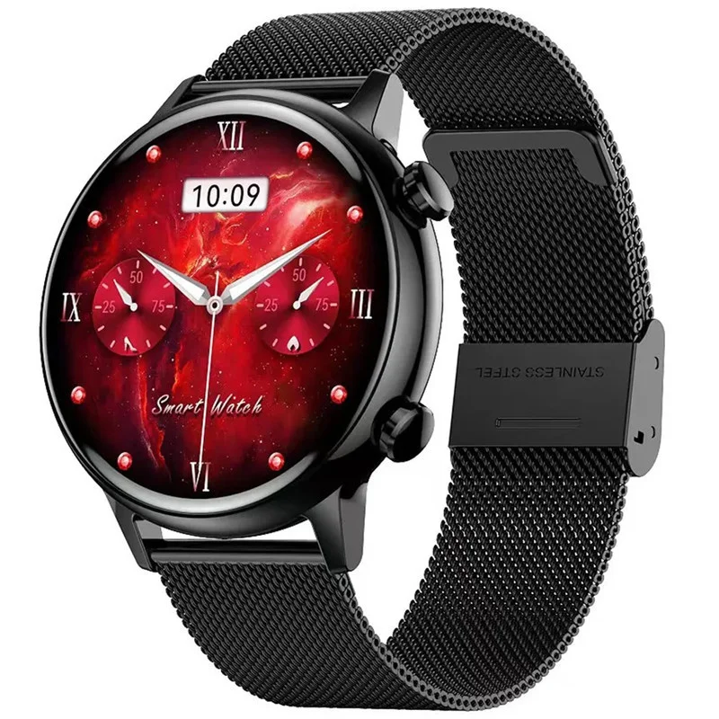 Jaunu HK39 Smart Skatīties Amoled HD Ekrānu, Bluetooth Zvanu NFC sirdsdarbība, Asins Spiediena, Skābekļa Sieviešu Ūdensizturīgs Sporta Smartwatch