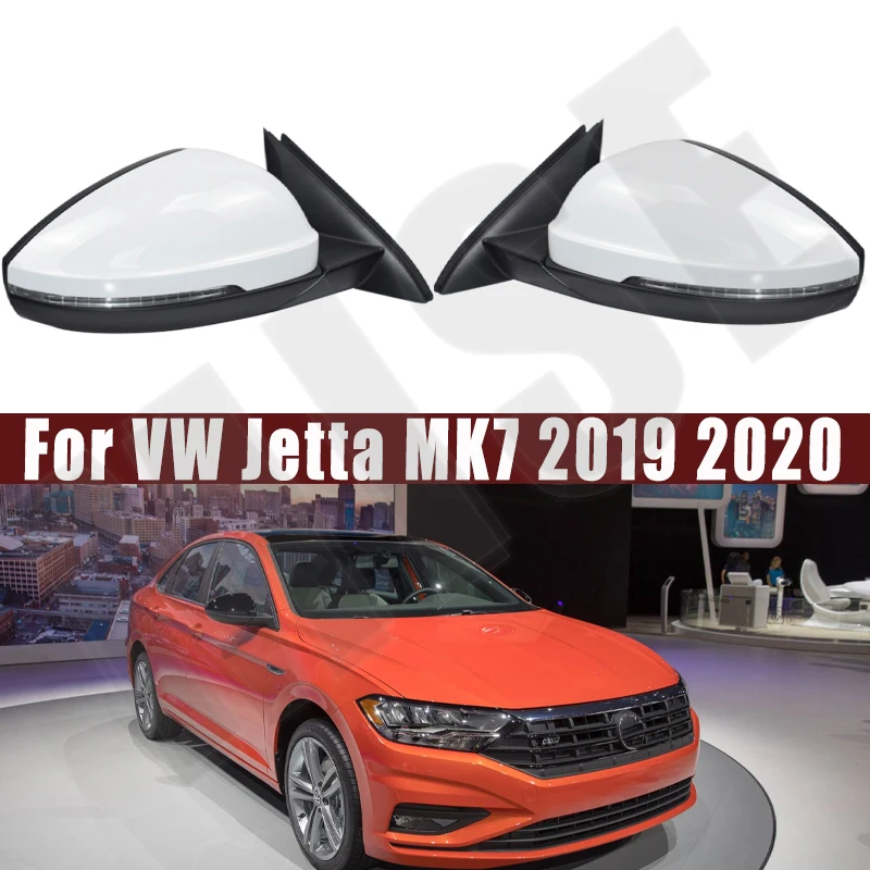 Auto Piederumi VW Jetta MK7 2019 2020 Auto Ārpus Durvis Atpakaļskata Spogulī, Montāža pa Kreisi/pa Labi 