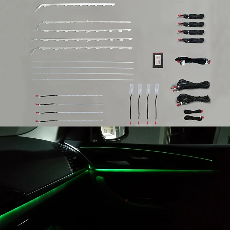 Vienkārša uzstādīšana par Jauno BMW X3 X4 2018-2022 konversijas dekoratīvais apgaismojums Automašīnas salona durvju apkārtējā astes gaismas asambleja