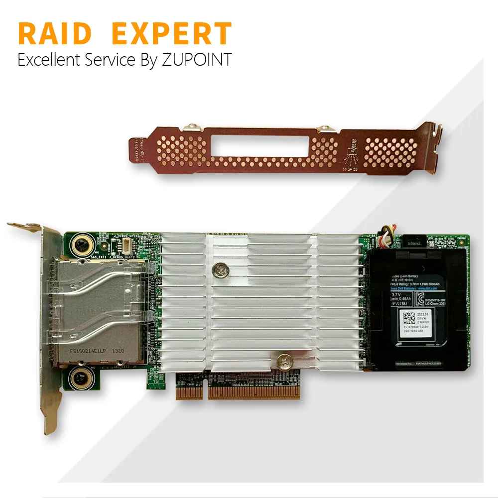 ZUPOINT PERC H810 1GB VV648 RAID Kontrolieris Karti POWEREDGE R620 R720 R720xd R820 AUGSTA PROFILA SAS Sata PCI E RAID Expander