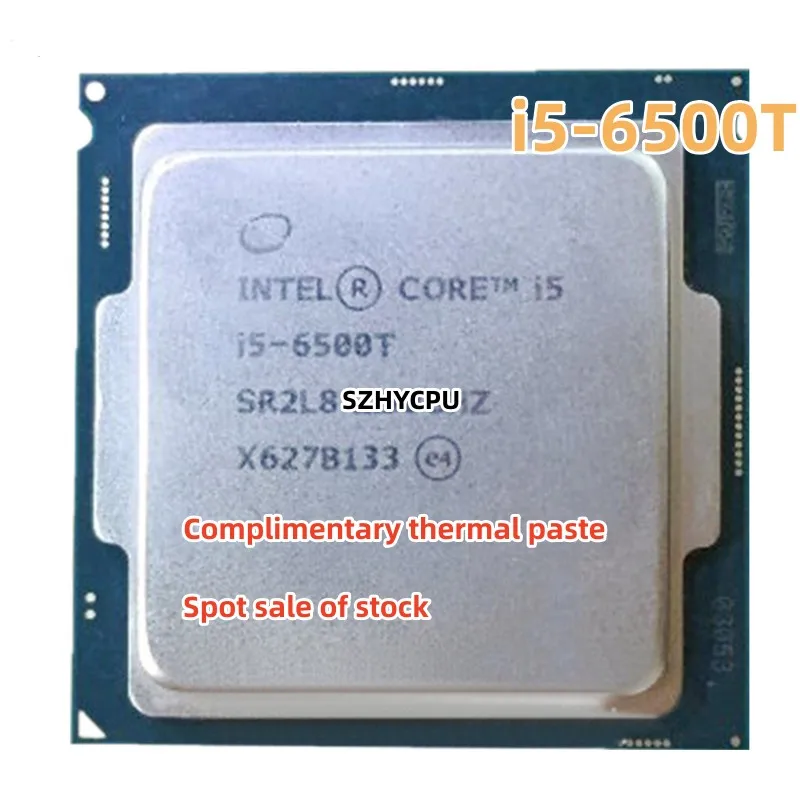 Sākotnējā Core I5 6500T I5-6500T CPU procesors 2.5 G 35W 14nm Četrkodolu galddatori scrattered gabalu
