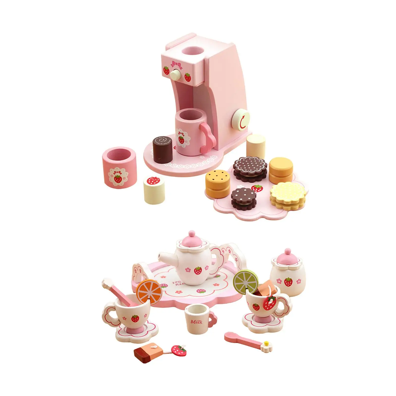 Koka Virtuves Rotaļlietas, virtuves Playset par maziem bērniem, Bērnu Dzimšanas dienas Dāvana